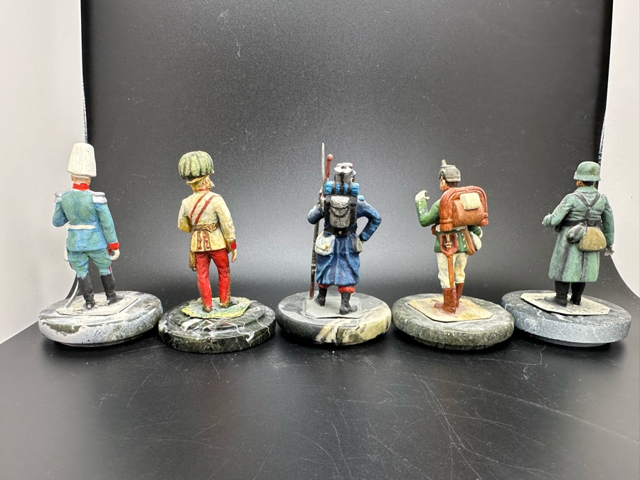 Hand Painted Metal Tin Miniature Military Figurines Toy Soldiers By Dr. David D. Michaels 2.5H [Photo 6]