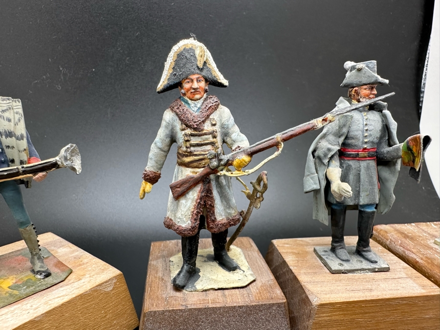 Hand Painted Metal Tin Miniature Military Figurines Toy Soldiers By Dr. David D. Michaels 2.5H [Photo 5]