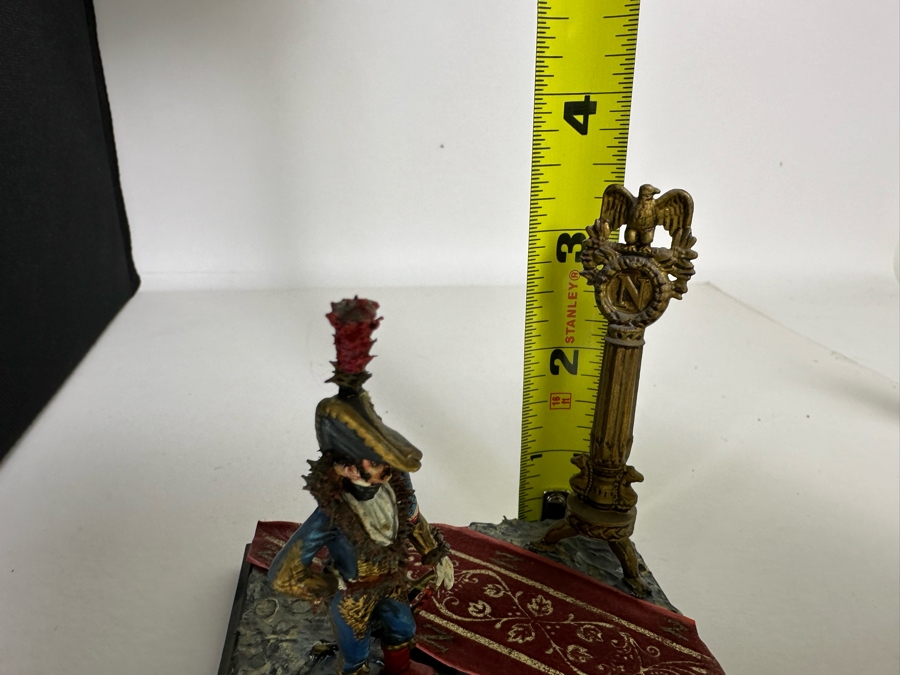 Hand Painted Metal Tin Miniature Military Figurine Toy Soldier By Dr. David D. Michaels 3.5W X 3D X 3.5H [Photo 11]