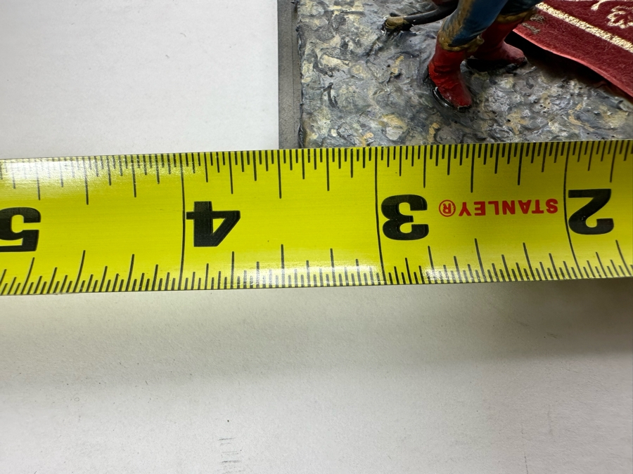 Hand Painted Metal Tin Miniature Military Figurine Toy Soldier By Dr. David D. Michaels 3.5W X 3D X 3.5H [Photo 9]