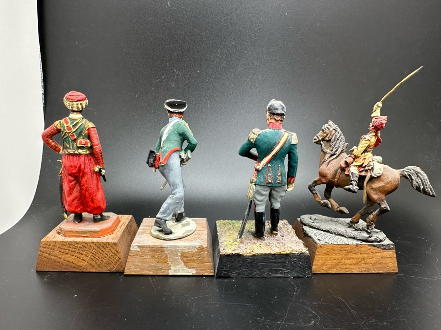 Hand Painted Metal Tin Miniature Military Figurines Toy Soldiers By Dr. David D. Michaels 2.5H [Photo 9]