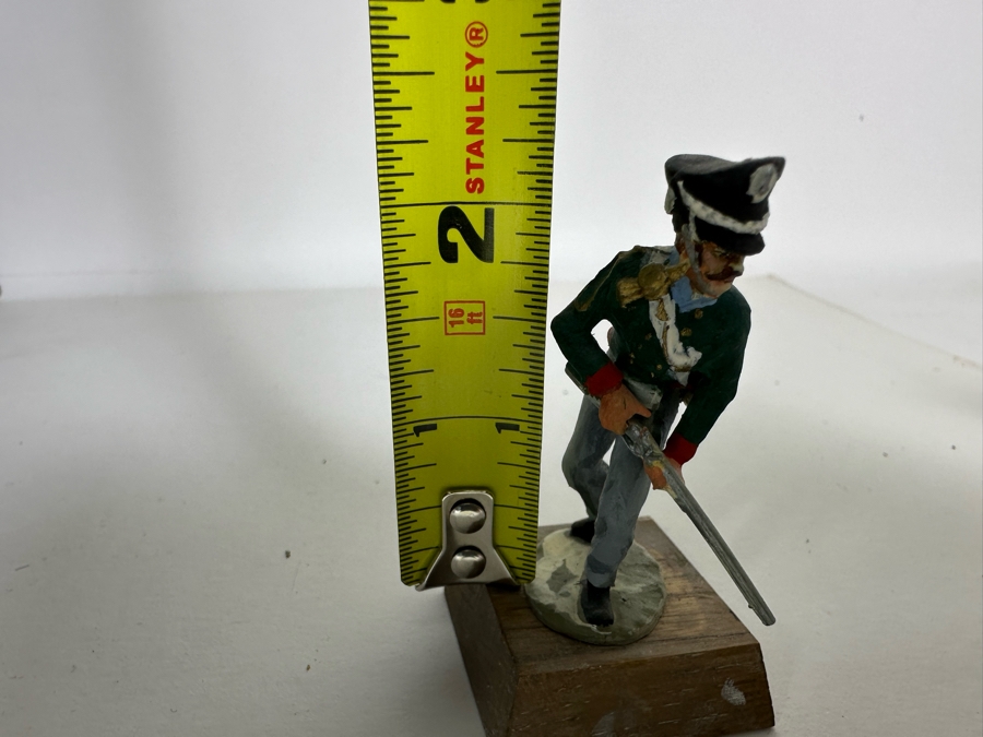 Hand Painted Metal Tin Miniature Military Figurines Toy Soldiers By Dr. David D. Michaels 2.5H [Photo 10]
