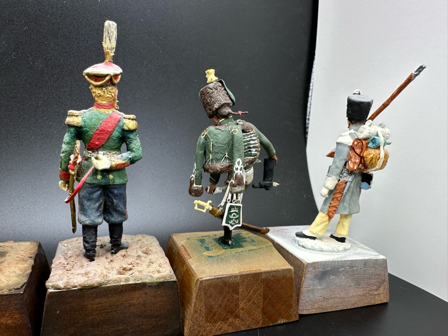 Hand Painted Metal Tin Miniature Military Figurines Toy Soldiers By Dr. David D. Michaels 2.5H [Photo 8]