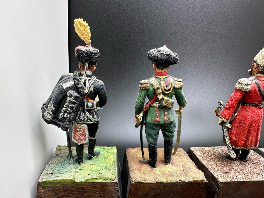 Hand Painted Metal Tin Miniature Military Figurines Toy Soldiers By Dr. David D. Michaels 2.5H [Photo 7]