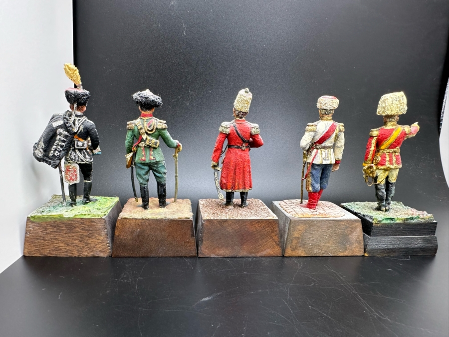 Hand Painted Metal Tin Miniature Military Figurines Toy Soldiers By Dr. David D. Michaels 2.5H [Photo 6]