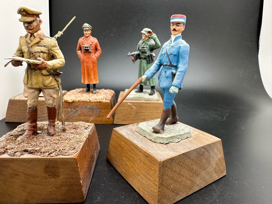Hand Painted Metal Tin Miniature Military Figurines Toy Soldiers By Dr. David D. Michaels 2.25H [Photo 7]