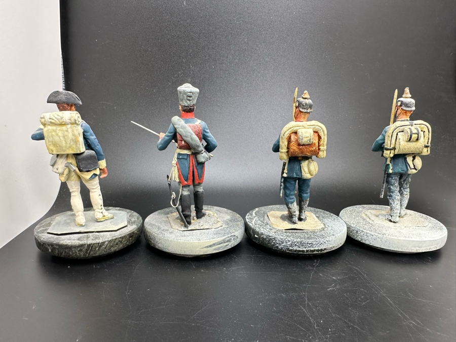 Hand Painted Metal Tin Miniature Military Figurines Toy Soldiers By Dr. David D. Michaels 2.5H [Photo 8]