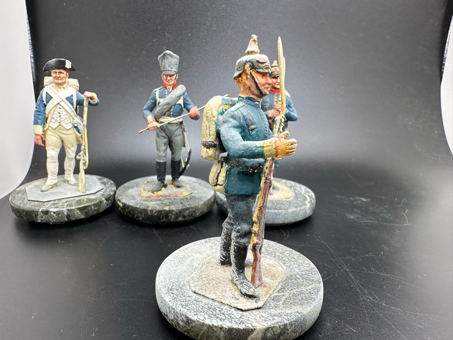 Hand Painted Metal Tin Miniature Military Figurines Toy Soldiers By Dr. David D. Michaels 2.5H [Photo 7]