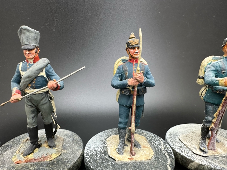 Hand Painted Metal Tin Miniature Military Figurines Toy Soldiers By Dr. David D. Michaels 2.5H [Photo 5]