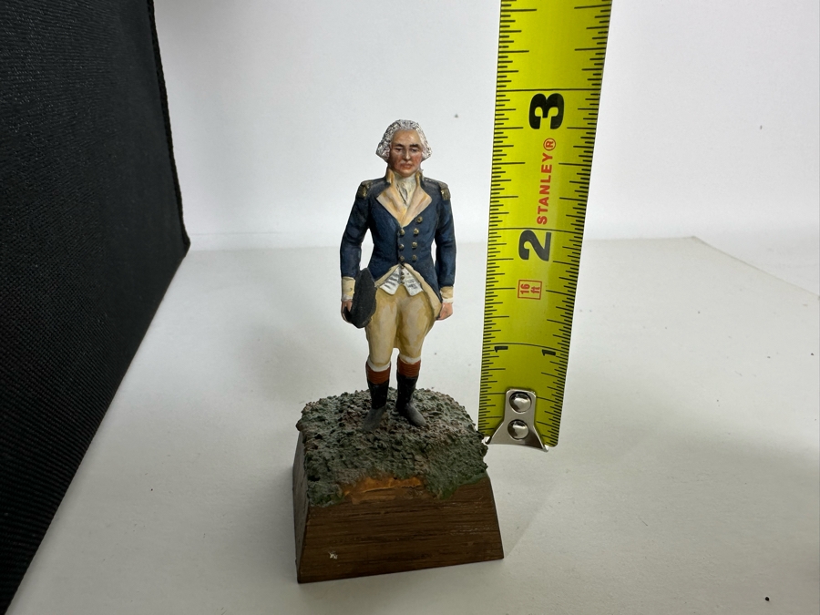 Hand Painted Miniature Figurines Of U.S. Presidents George Washington And Abraham Lincoln 2.75H [Photo 5]