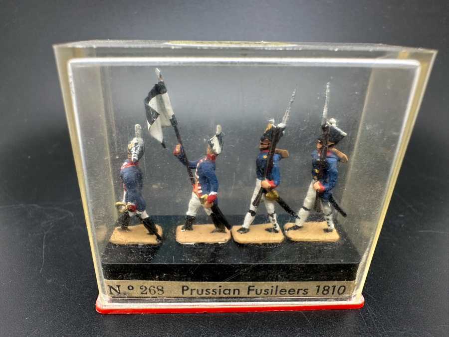 Alymer Miniploms No. 268 Prussian Fusileers 1810 Metal Miniature Toy Soldiers Made In Spain 2W X 1D X 1.75H [Photo 2]