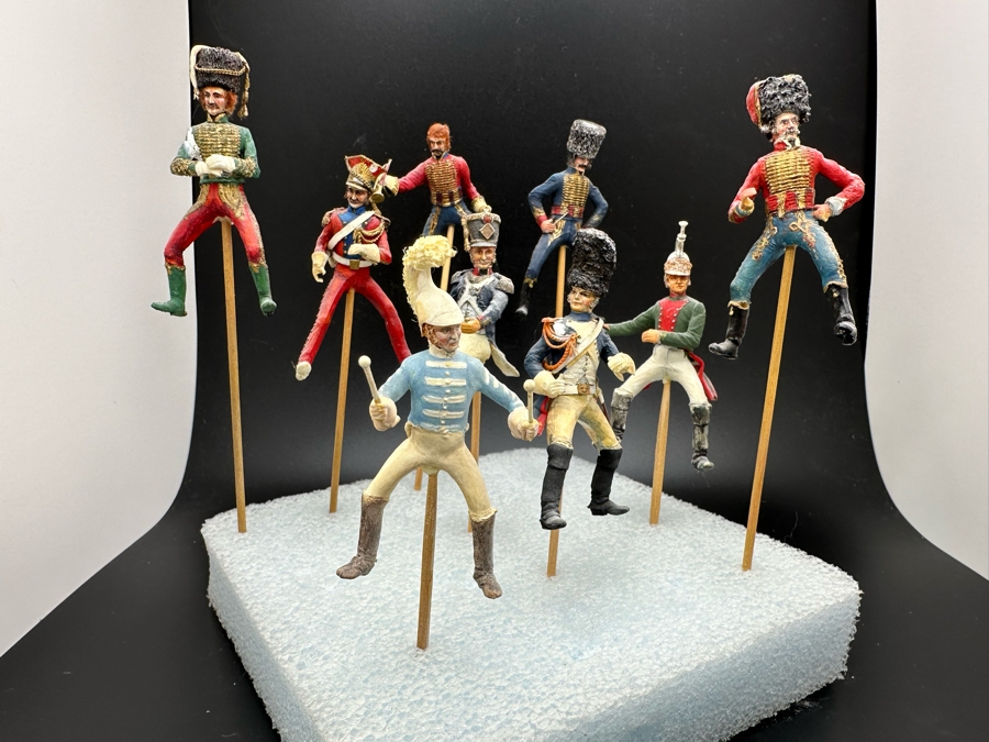 Hand Painted Plastic Miniature Military Figurines Toy Soldiers By Dr. David D. Michaels 2.5H [Photo 2]