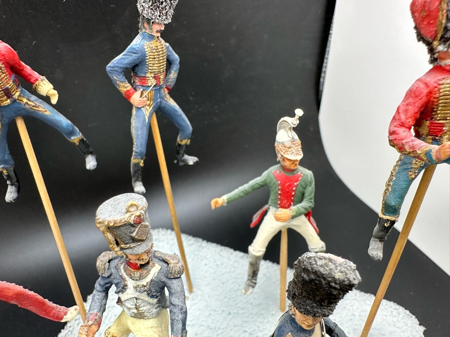 Hand Painted Plastic Miniature Military Figurines Toy Soldiers By Dr. David D. Michaels 2.5H [Photo 10]