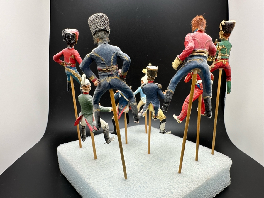 Hand Painted Plastic Miniature Military Figurines Toy Soldiers By Dr. David D. Michaels 2.5H [Photo 13]