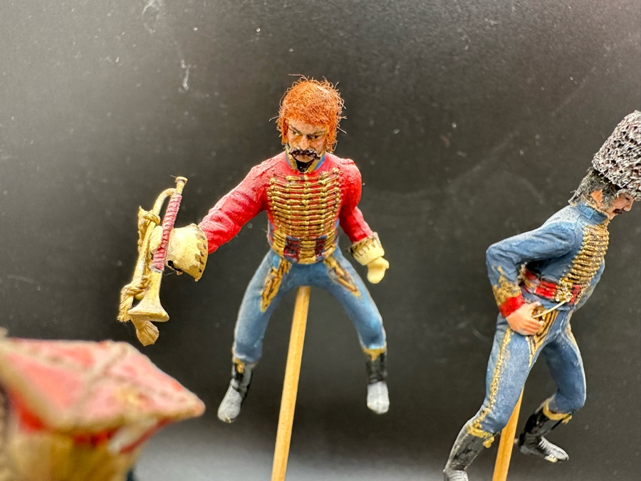 Hand Painted Plastic Miniature Military Figurines Toy Soldiers By Dr. David D. Michaels 2.5H [Photo 11]