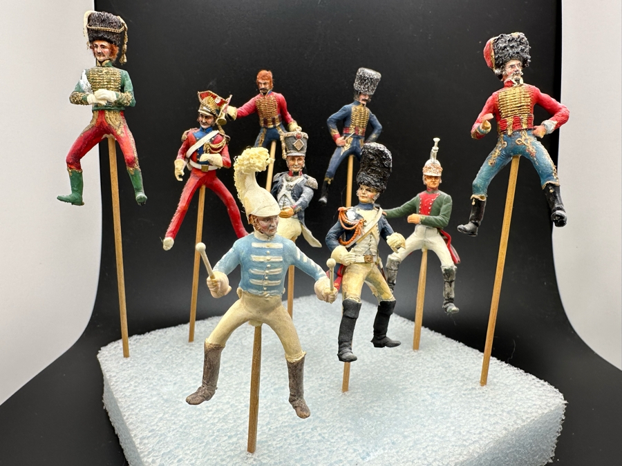 Hand Painted Plastic Miniature Military Figurines Toy Soldiers By Dr. David D. Michaels 2.5H [Photo 3]