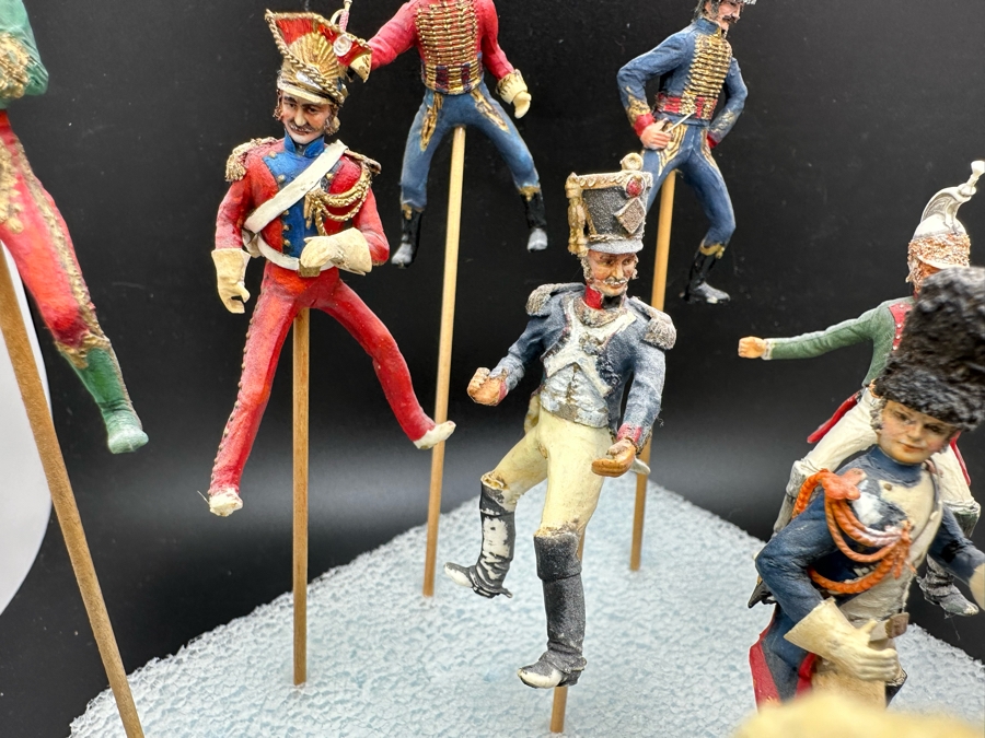 Hand Painted Plastic Miniature Military Figurines Toy Soldiers By Dr. David D. Michaels 2.5H [Photo 7]