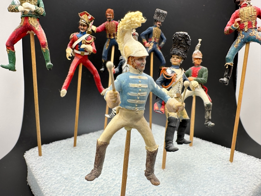 Hand Painted Plastic Miniature Military Figurines Toy Soldiers By Dr. David D. Michaels 2.5H [Photo 4]