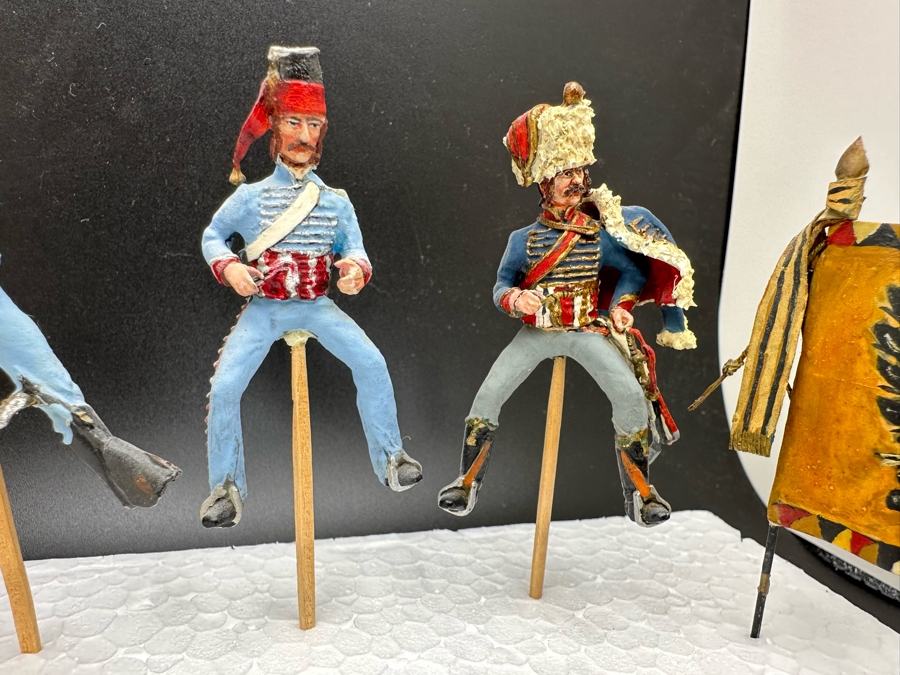 Hand Painted Metal Tin Miniature Military Figurines Toy Soldiers By Dr. David D. Michaels 2.5H [Photo 6]