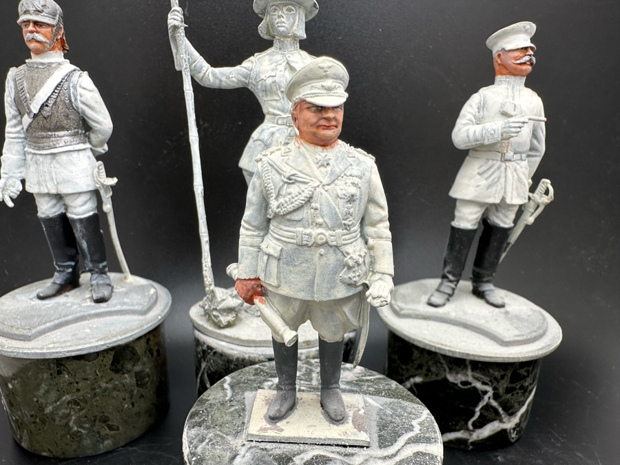 Unfinished Metal Tin Miniature Military Figurines Toy Soldiers [Photo 7]
