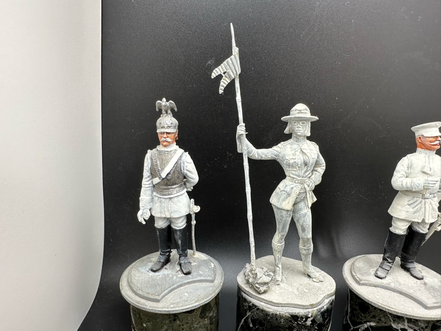 Unfinished Metal Tin Miniature Military Figurines Toy Soldiers [Photo 5]