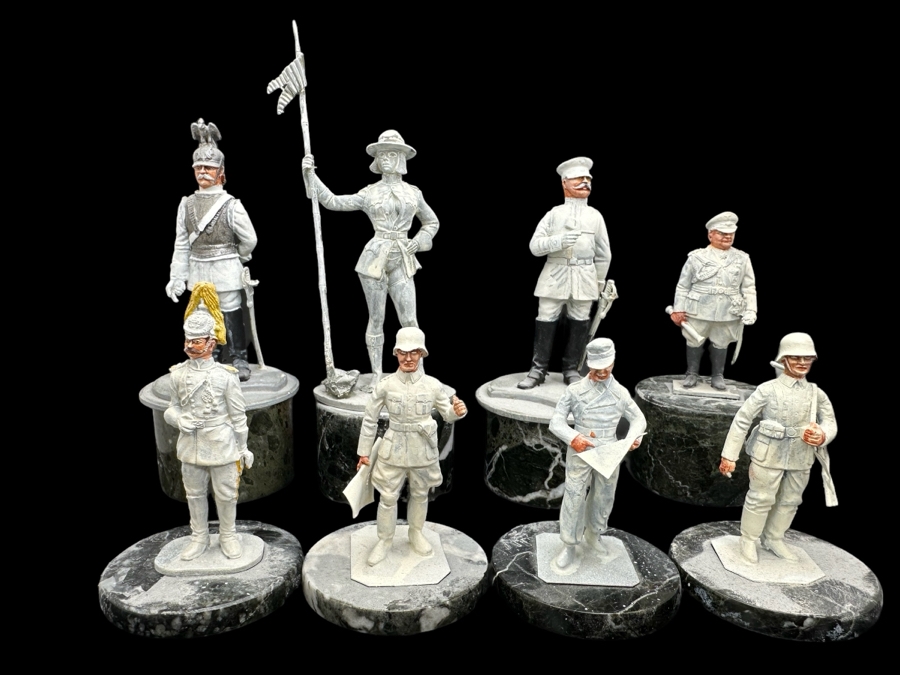 Unfinished Metal Tin Miniature Military Figurines Toy Soldiers