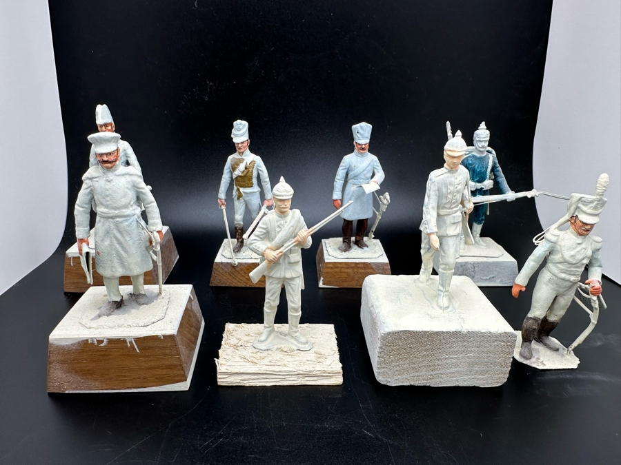 Unfinished Metal Tin Miniature Military Figurines Toy Soldiers [Photo 2]