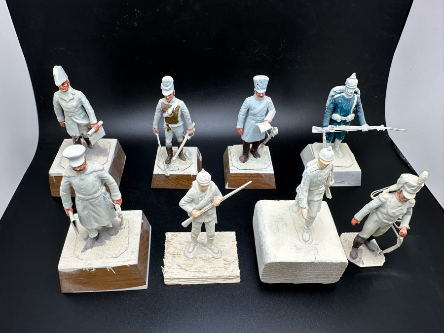 Unfinished Metal Tin Miniature Military Figurines Toy Soldiers [Photo 3]