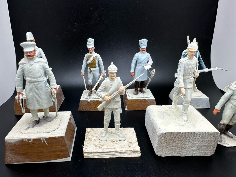 Unfinished Metal Tin Miniature Military Figurines Toy Soldiers [Photo 4]