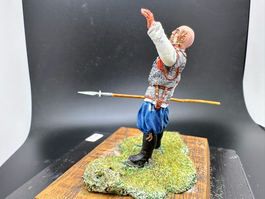 Hand Painted Metal Tin Miniature Military Figurine Toy Soldier By Dr. David D. Michaels With Acrylic Case 4.5W X 3D X 3H [Photo 7]