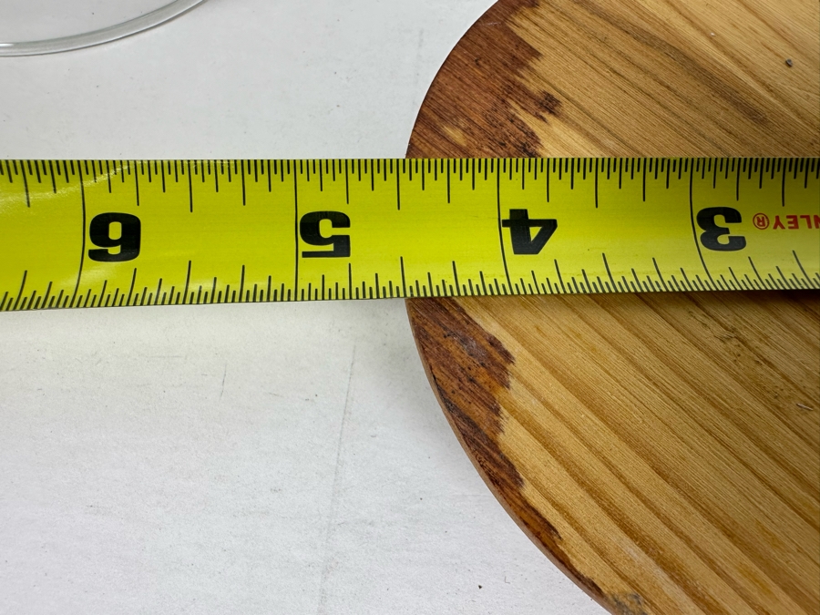 Wooden Stands With Glass Domes 4.5W X 7.5H [Photo 5]