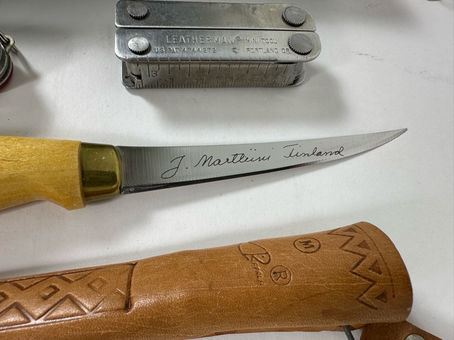 PENN 6500SS Fishing Reel, Daiwa PR1-5Bi Fishing Reel, Various Fishing Lures Including Salt Water Lures, Finland Knife With Sheath And Swiss Army Knife [Photo 14]