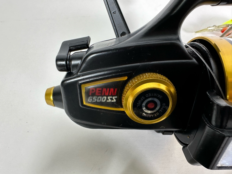 PENN 6500SS Fishing Reel, Daiwa PR1-5Bi Fishing Reel, Various Fishing Lures Including Salt Water Lures, Finland Knife With Sheath And Swiss Army Knife [Photo 4]