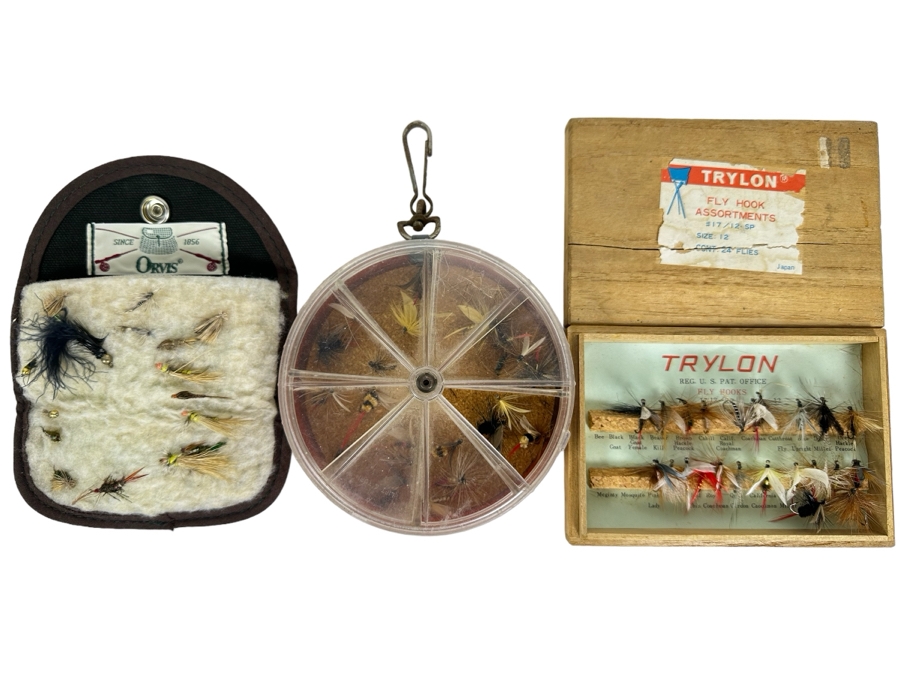 Collection Of Fly Fishing Flies Lures [Photo 1]