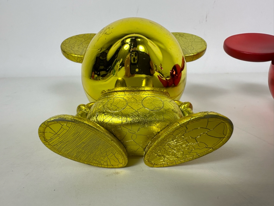 Rare Disney Shorts Vinyl Collectible Toy Art By Francisco Herrera In Gold & Red, Rare Prototypes [Photo 5]