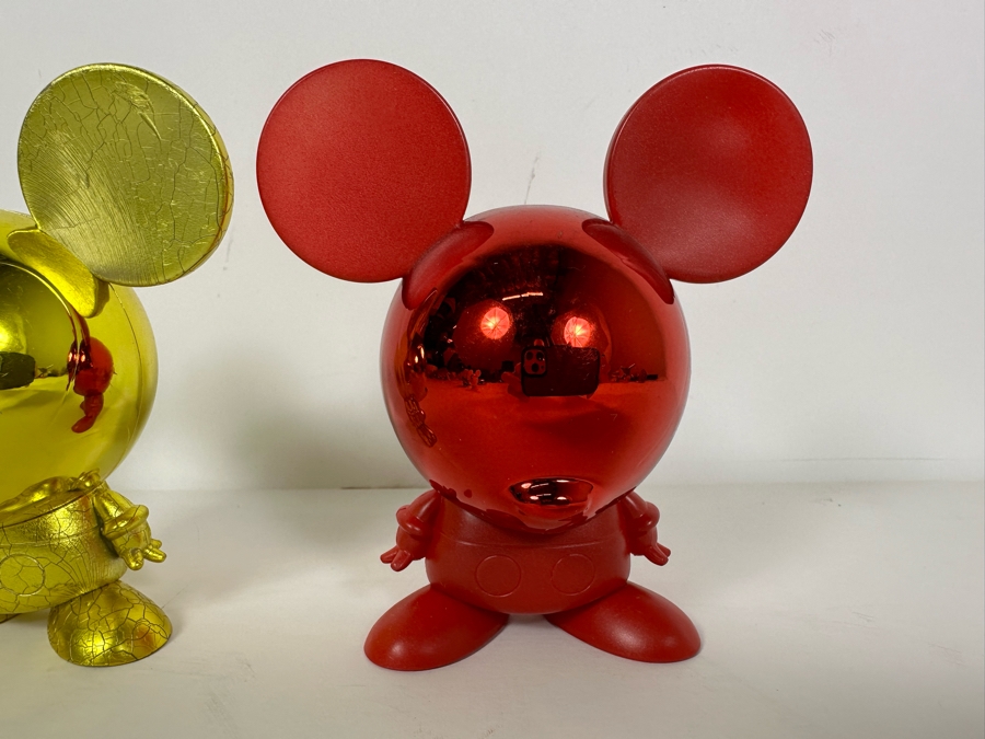 Rare Disney Shorts Vinyl Collectible Toy Art By Francisco Herrera In Gold & Red, Rare Prototypes [Photo 3]