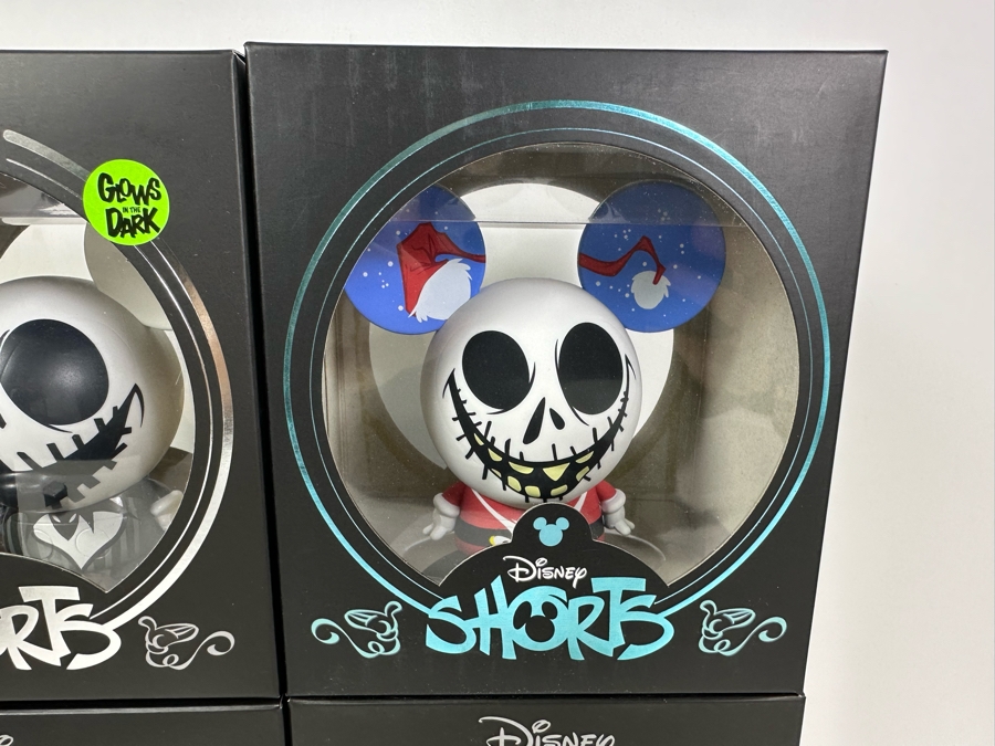 Disney Shorts Vinyl Collectible Toy Art By Francisco Herrera From Tim Burton's The Nightmare Before Christmas, 4 Items	 [Photo 3]