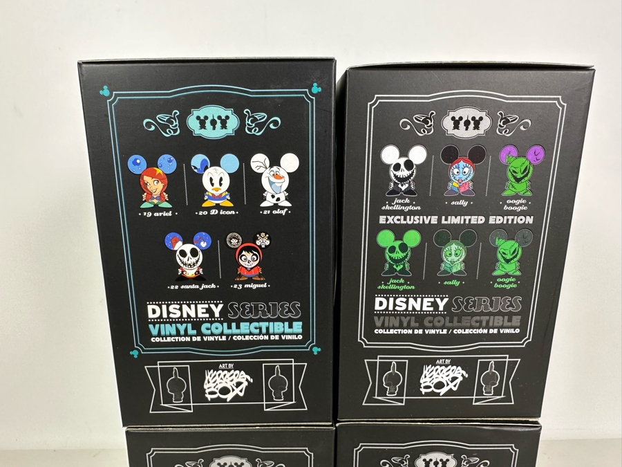 Disney Shorts Vinyl Collectible Toy Art By Francisco Herrera From Tim Burton's The Nightmare Before Christmas, 4 Items	 [Photo 11]