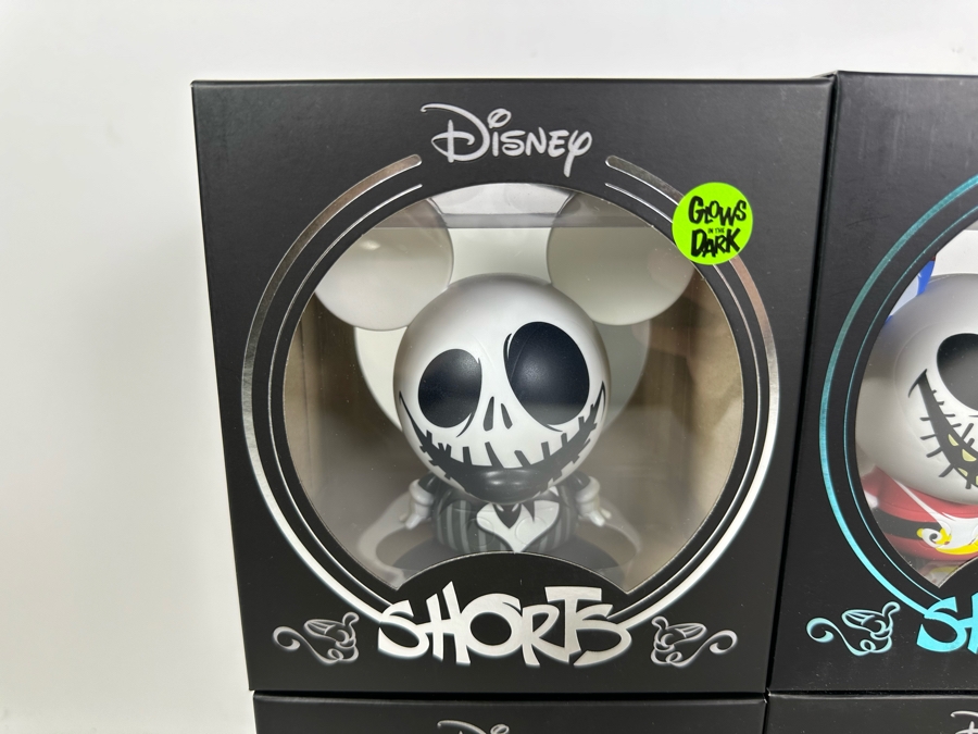 Disney Shorts Vinyl Collectible Toy Art By Francisco Herrera From Tim Burton's The Nightmare Before Christmas, 4 Items	 [Photo 2]