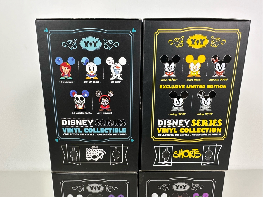 Disney Shorts Vinyl Collectible Toy Art By Francisco Herrera With Pair Of Tim Burton's The Nightmare Before Christmas, 4 Items [Photo 7]