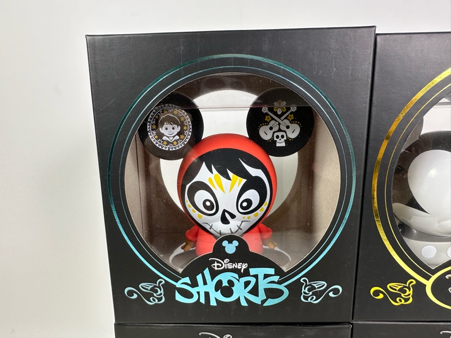 Disney Shorts Vinyl Collectible Toy Art By Francisco Herrera With Pair Of Tim Burton's The Nightmare Before Christmas, 4 Items [Photo 5]