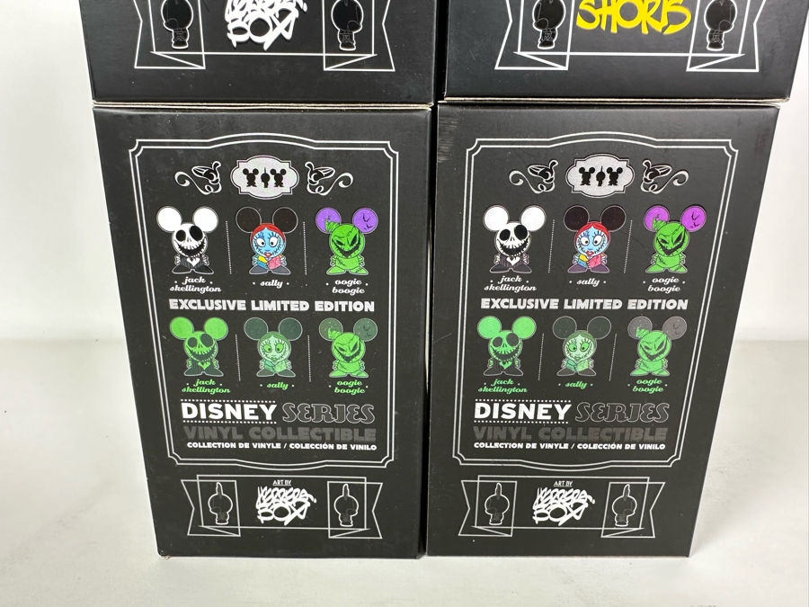 Disney Shorts Vinyl Collectible Toy Art By Francisco Herrera With Pair Of Tim Burton's The Nightmare Before Christmas, 4 Items [Photo 8]