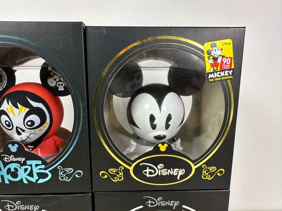 Disney Shorts Vinyl Collectible Toy Art By Francisco Herrera With Pair Of Tim Burton's The Nightmare Before Christmas, 4 Items [Photo 4]