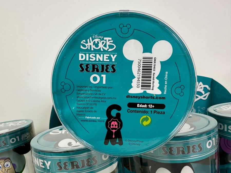Complete Set Of Six Disney Shorts Series 01 Vinyl Collectible Toy Art By Francisco Herrera With Store Merchandiser [Photo 13]
