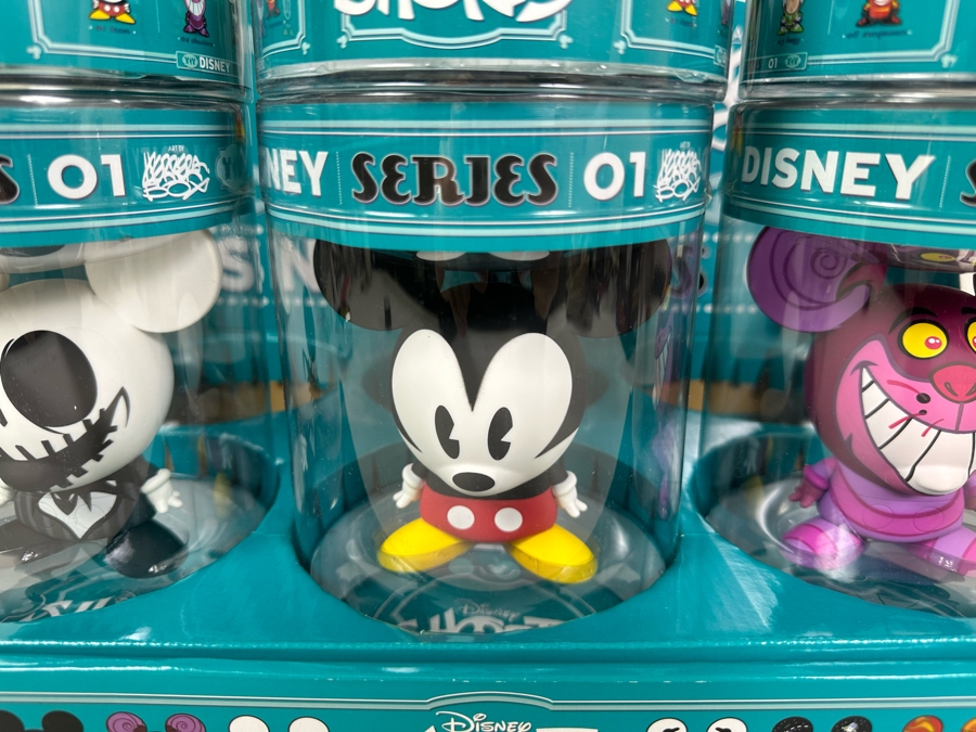 Complete Set Of Six Disney Shorts Series 01 Vinyl Collectible Toy Art By Francisco Herrera With Store Merchandiser [Photo 9]