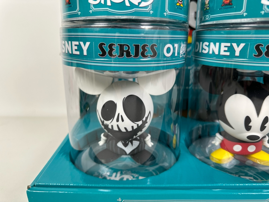 Complete Set Of Six Disney Shorts Series 01 Vinyl Collectible Toy Art By Francisco Herrera With Store Merchandiser [Photo 10]