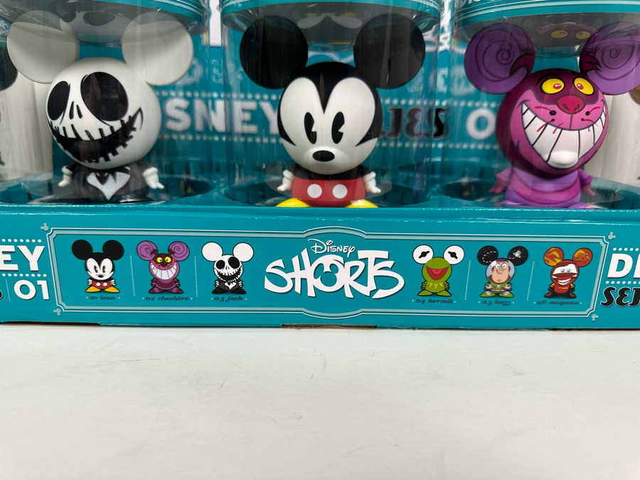 Complete Set Of Six Disney Shorts Series 01 Vinyl Collectible Toy Art By Francisco Herrera With Store Merchandiser [Photo 12]