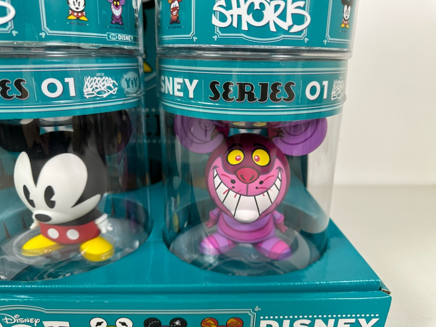 Complete Set Of Six Disney Shorts Series 01 Vinyl Collectible Toy Art By Francisco Herrera With Store Merchandiser [Photo 8]