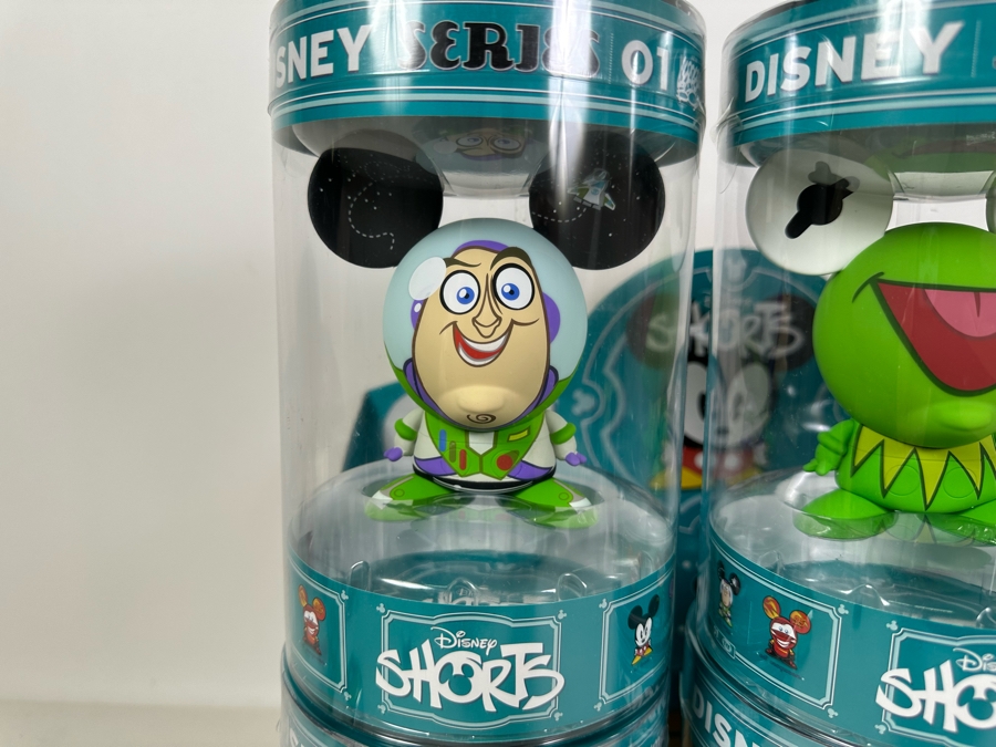 Complete Set Of Six Disney Shorts Series 01 Vinyl Collectible Toy Art By Francisco Herrera With Store Merchandiser [Photo 5]