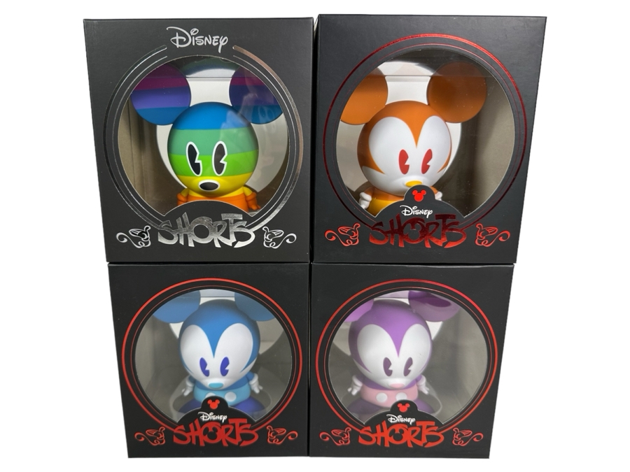 Disney Shorts Vinyl Collectible Toy Art By Francisco Herrera, 4 Items [Photo 1]